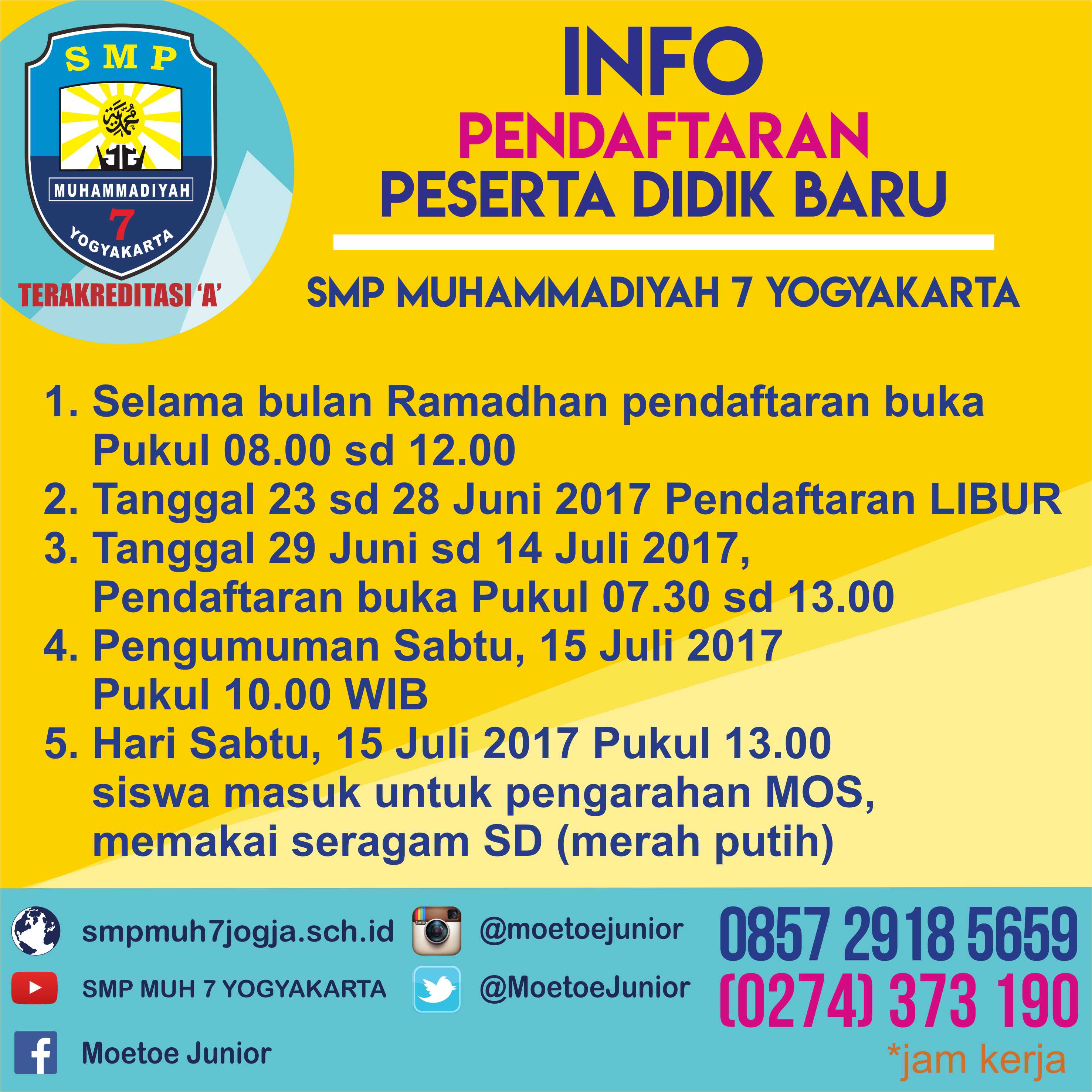 Info Pendaftaran Siswa Didik Baru (PPDB)